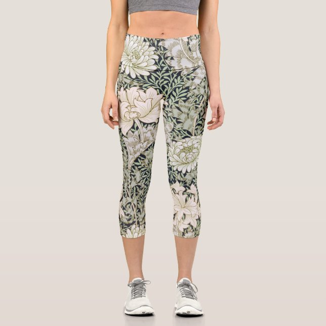 Capri Crisantemo, William Morris Leggings (Anverso)
