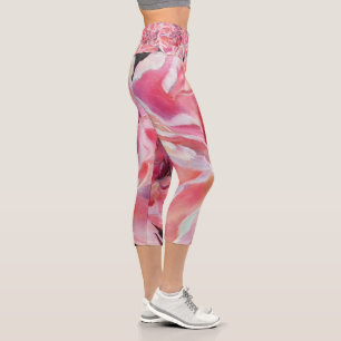 Capri de Alaska Peonies pants Leggings