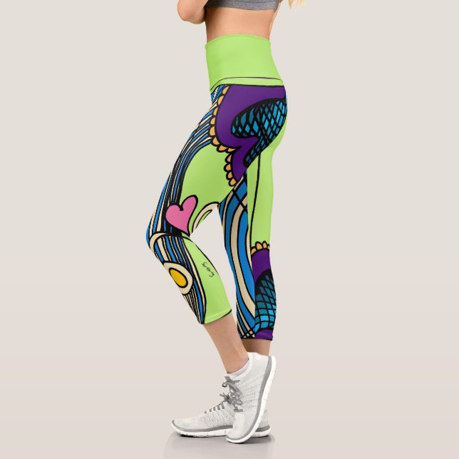 Capri Doodle 1E Colores 1 Leggings (Izquierda)