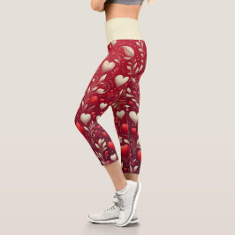 Capri El corazón caprichoso y deja leggings