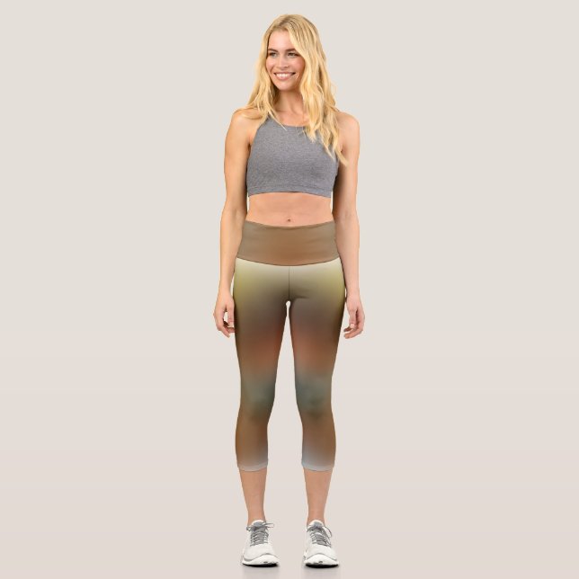 Capri gradiente de forma libre en leggings de yoga peque (Anverso)