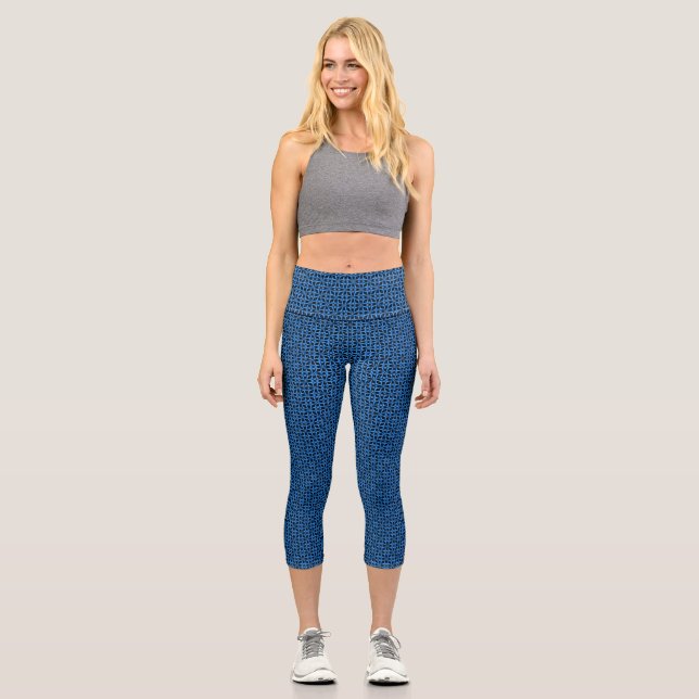 Capri gradiente de forma libre en leggings de yoga peque (Anverso)