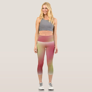 Capri gradiente de forma libre en leggings de yoga peque