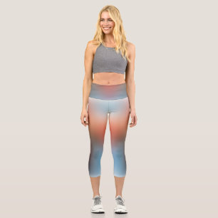 Capri gradiente de forma libre en leggings de yoga peque