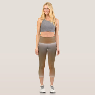 Capri gradiente de forma libre en leggings de yoga peque