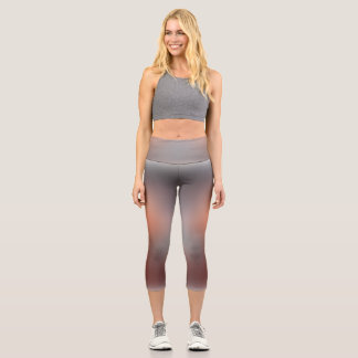 Capri gradiente de forma libre en leggings extra grandes