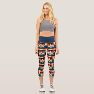 Capri GUAY CAT High Waisted Capris YOGA PANELES LEGGINGS