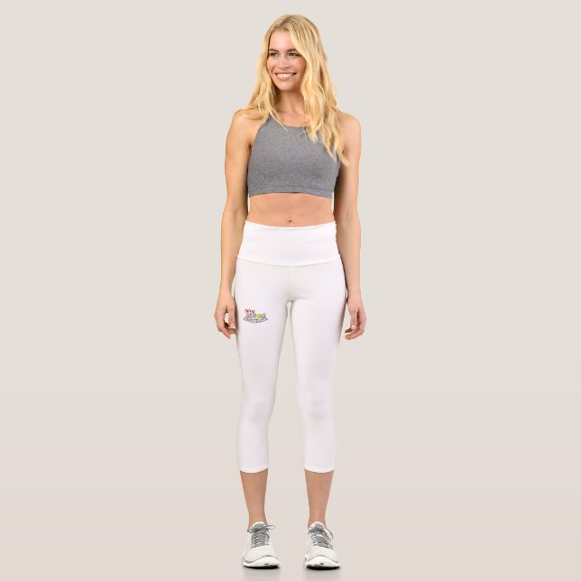 Capri I Love Senior Softball Leggings Capris (Anverso)