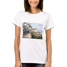Capri, Italia, fotografía, camiseta
