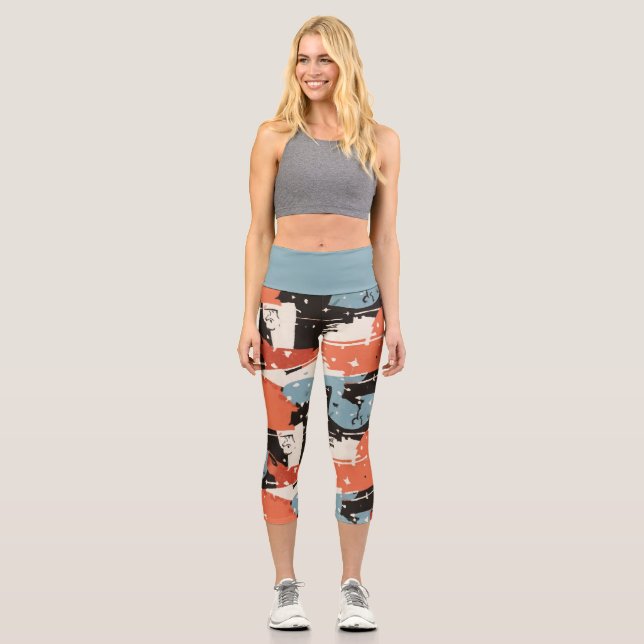 Capri Leggings de armonía de moda: Elegante y cómodo (Anverso)