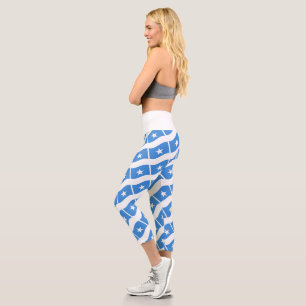 Capri Leggings de bandera de verano costera somalí patri