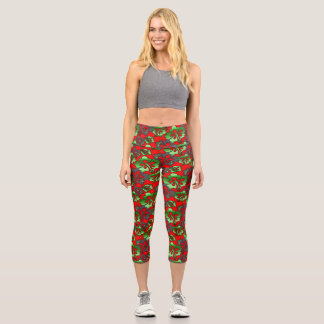 Capri Leggings de fitness femeninos de moda