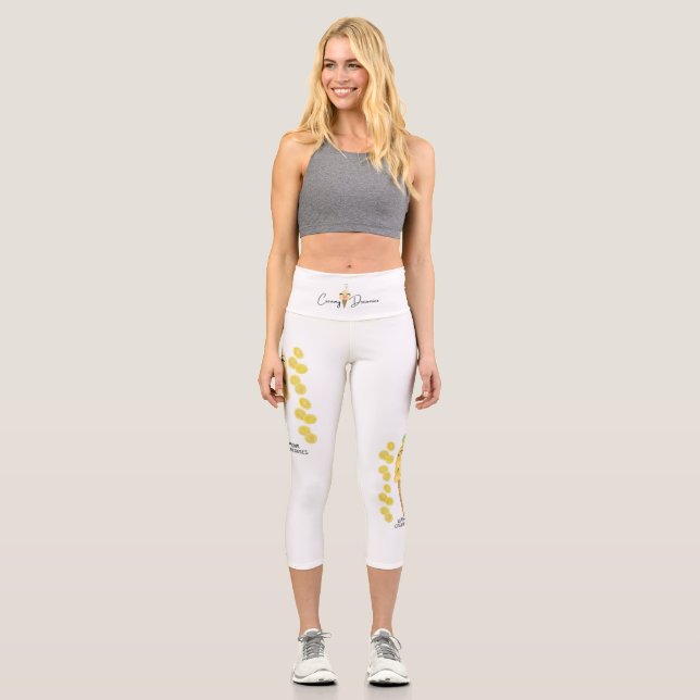 Capri Leggings de mujer con limones (Anverso)