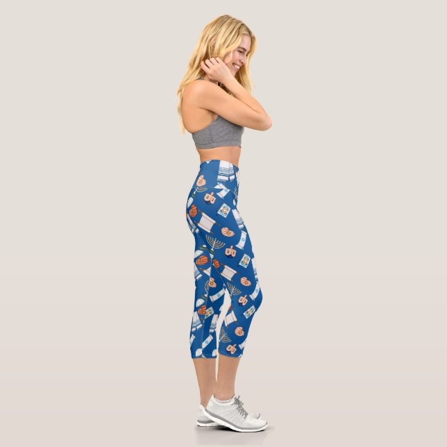 Capri Leggings Divertidos de Janucá #2 (Derecha)