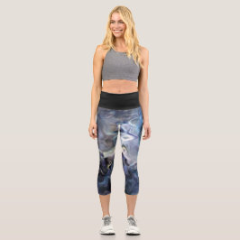 Capri Leggings effet marbré