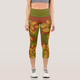 Capri leggings imprimé abstrait