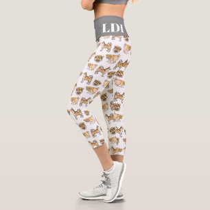 Capri leggings nombre e iniciales de ovino islandés
