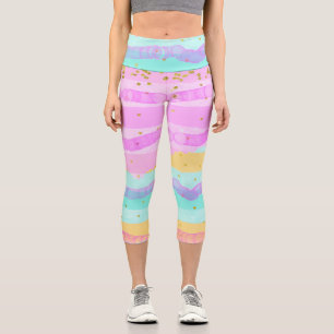 Capri Leggings Pastel Bandas Alternativas