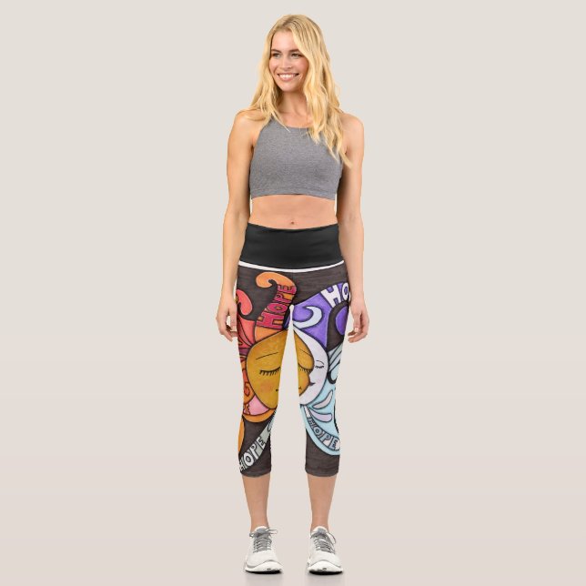 Capri Leggings Rayos de Esperanza (Anverso)