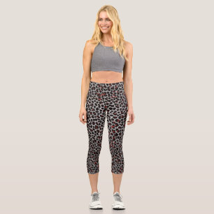 Capri leopard Leggings
