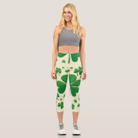 Lucky Four Leaf Clover Leggings