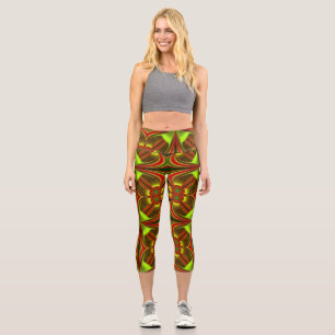 Capri Moda femenina leggings Cintura alta Capris Custo
