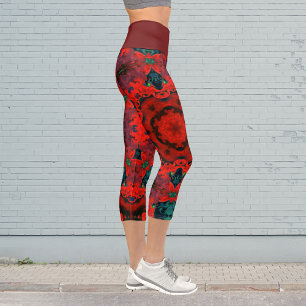 Capri Psicodelic Hippie Leggings