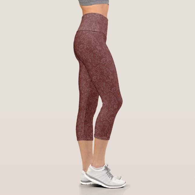 Capri Resumen de Mahogany Leggings (Derecha)