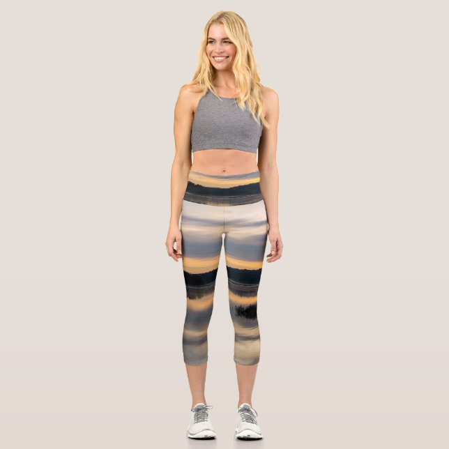 Capri Sunrise Glory Capris Leggings (Anverso)