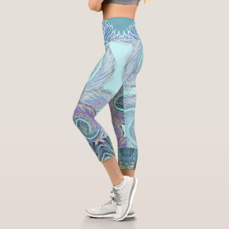 Capri Susea Blu Studios Elemental Feather Leggings