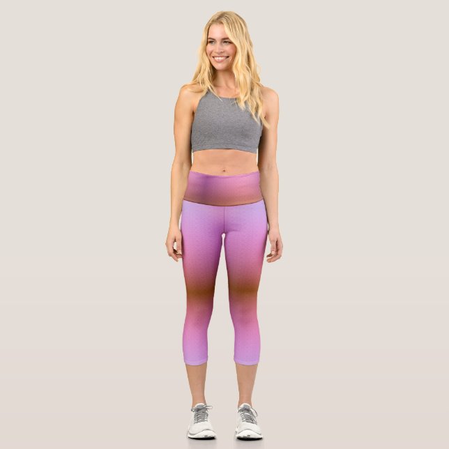 Capri Una persona que lleva leggings con gradiente rosa  (Anverso)