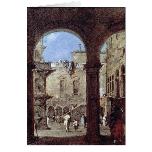 Capricho arquitectónico, c.1770 (Frente)