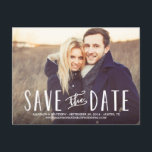 Capricho | Tarjeta Postal de Guardar la Fecha<br><div class="desc">©Papelaria Fina y Divertida</div>