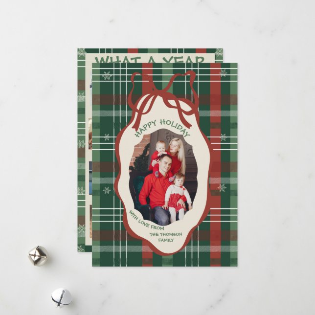 Caprichoso ¡Qué Año en Revisión Cuadros de Navidad (Anverso/Reverso In Situ)
