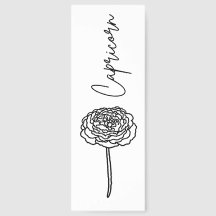 Capricorn Carnation | Nacimiento Mes Flor Zodiac