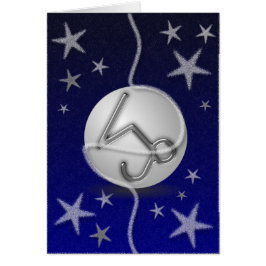 Capricorn Christmas Card.