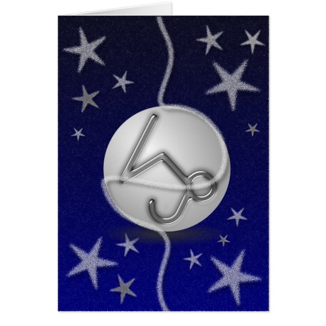 Capricorn Christmas Card. (Frente)