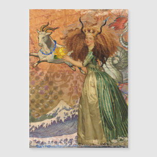 Capricorn Mujer Goat Whimsical Fun