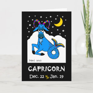 CAPRICORN - TARJETA DE REUNIÓN DE ZODIAC