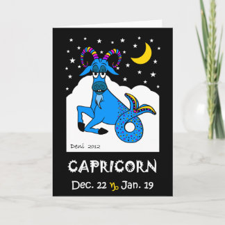 CAPRICORN - TARJETA DE REUNIÓN DE ZODIAC