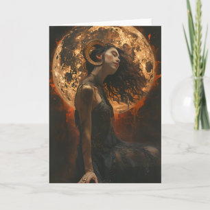 Capricorn Zodiac, Tarot, Astrología, Tarjeta de Cu