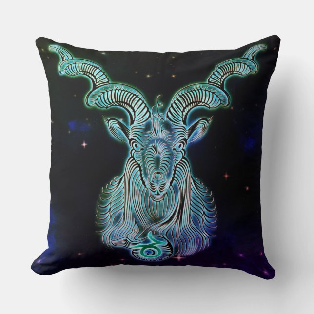 capricornio la almohada de cabra zodiac (Anverso)