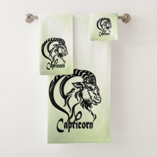 Capricornio la Cabra de Mar Zodiaco Verde