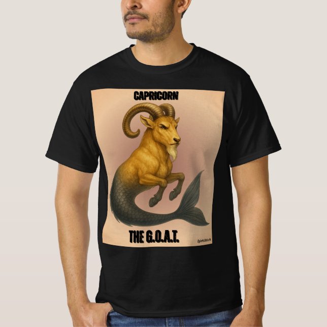 Capricornio La camiseta de los hombres de Zodiac (Anverso)