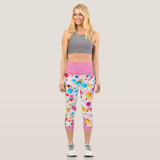 Capris de alta destreza cada par de leggings