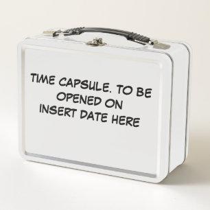 cápsula de tiempo para personalizar para el almuer