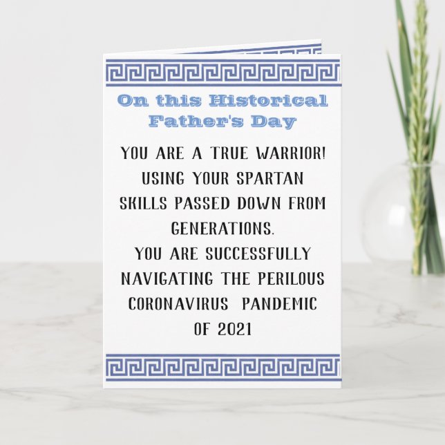 Cápsula del tiempo Tarjeta del día del padre (Anverso)