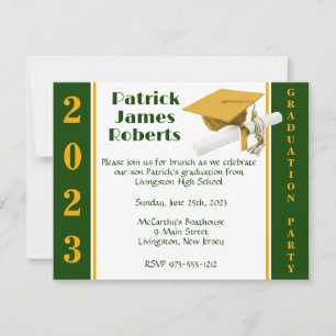 Cápsula y Diploma, Invitación a graduación de oro