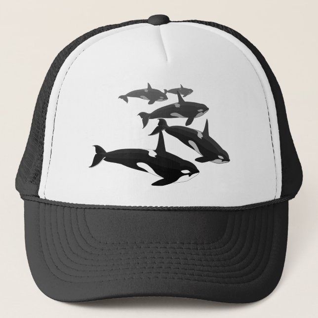 Cápsulas de Gorras de ballena asesinos de béisbol  (Anverso)
