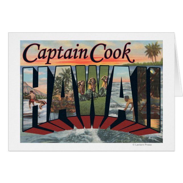 Captain Cook, Hawaii - Escenas de letras grandes (Anverso (Horizontal))